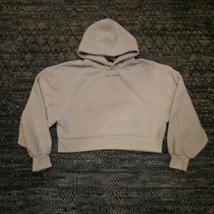 Daily Paper Women's Seafoam Cropped Hoodie